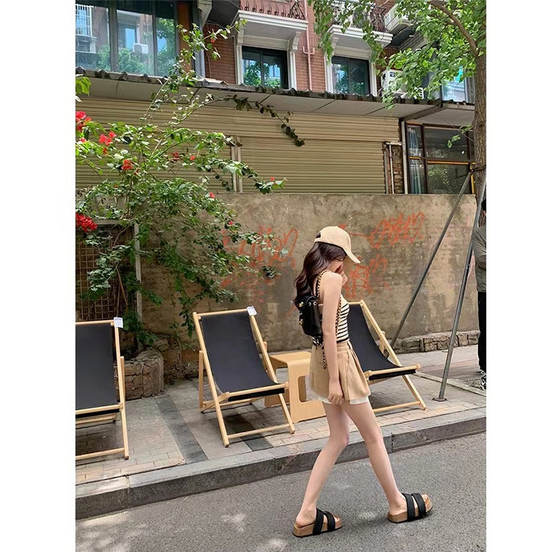 Women's European Goods Summer Outdoor French Minority High-grade Slippers