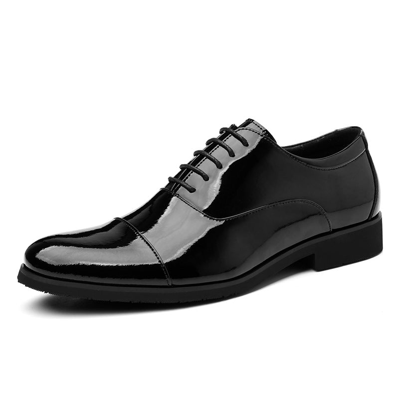 Men's Korean Style British Formal Wear Pointed Toe Plus Men's Business Leather Shoes