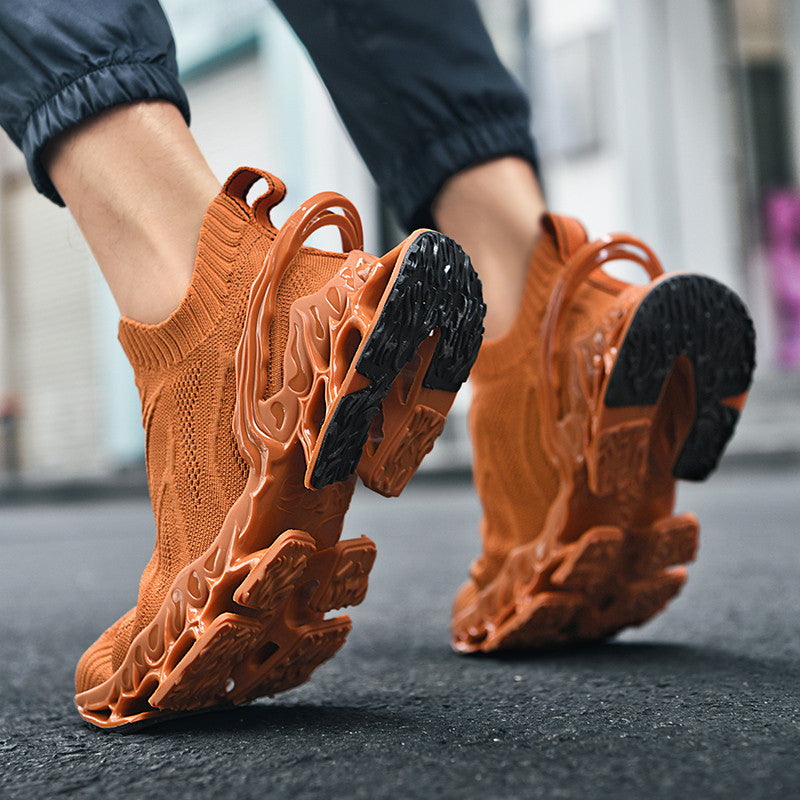 Men's Plus Size Leisure Slip On Breathable Sneakers