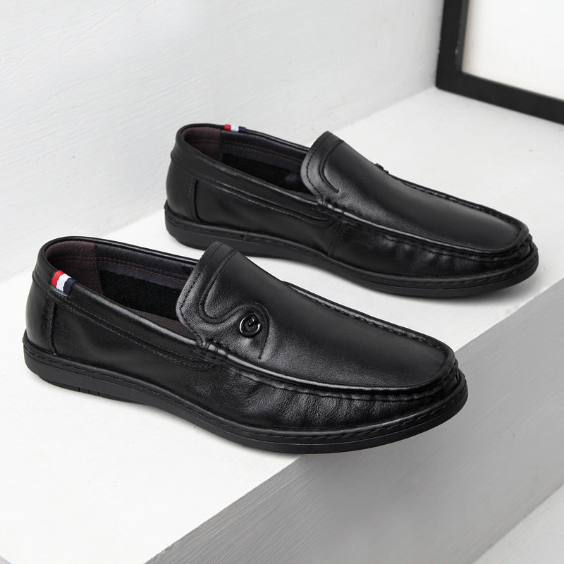 Men's First Layer Cowhide Genuine Fashion Soft Loafers