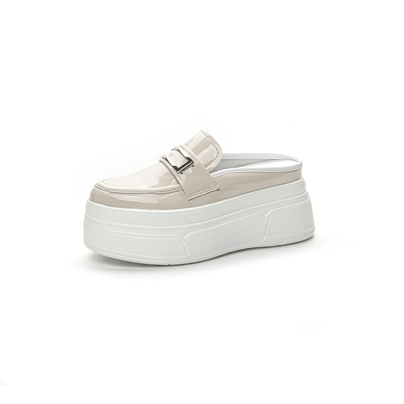 Women's Outdoor Stylish Height Increasing Half Pack Slippers