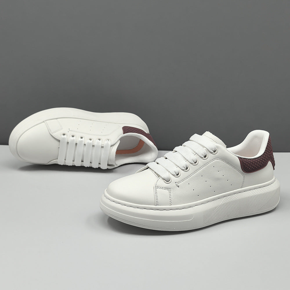 Men's First Layer Board Fashionable White Versatile Sneakers