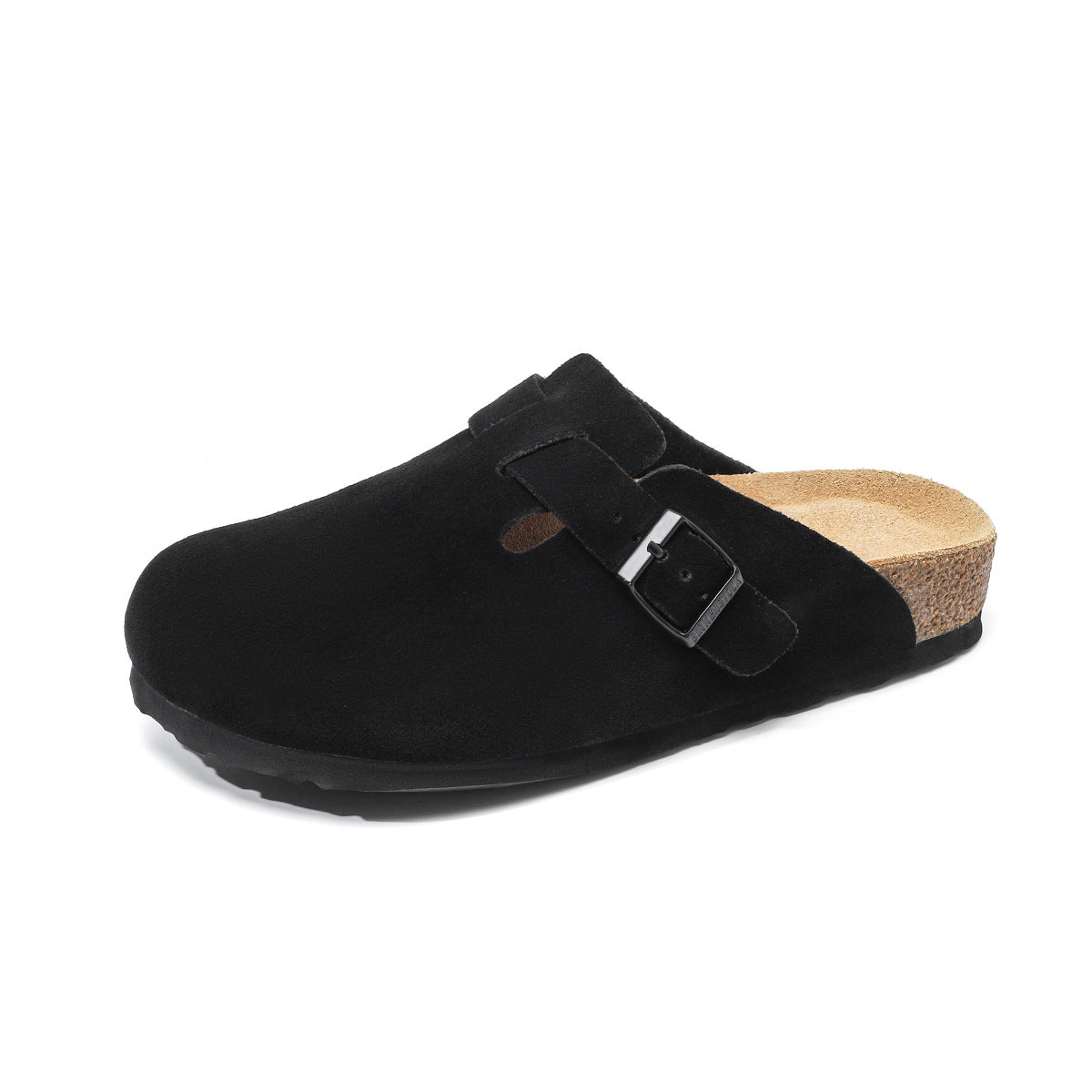 Women's & Men's Real Cork Full Cowhide Genuine Platform Slippers