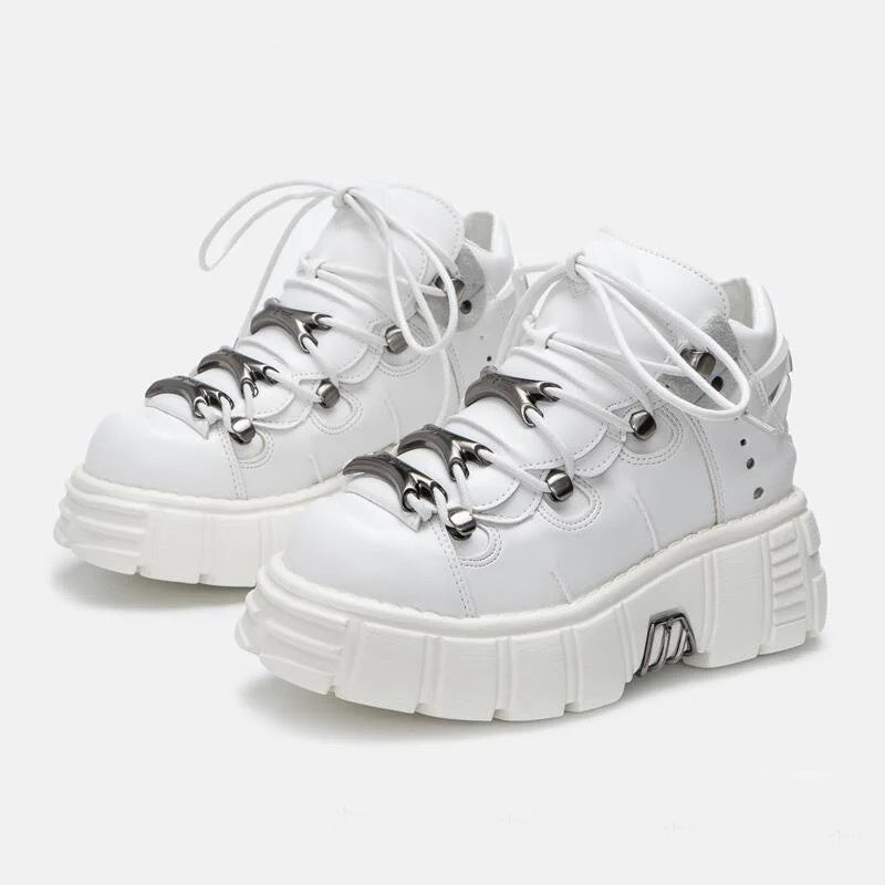 Women's British Style Spanish Heavy Metal Punk Casual Shoes