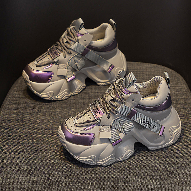 Women's Bottom Height Increasing Insole Explosion Board Fashion Women's Casual Shoes