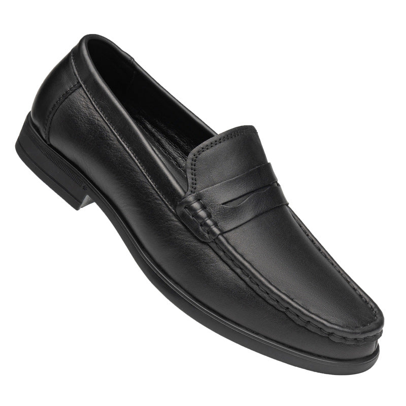 Men's Low Tube Comfortable Soft Bottom Summer Leather Shoes