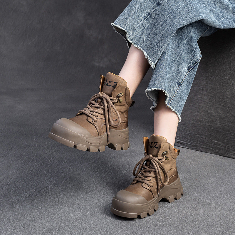 Women's & Men's Style Martin Thick Bottom Big Toe Men's Shoes