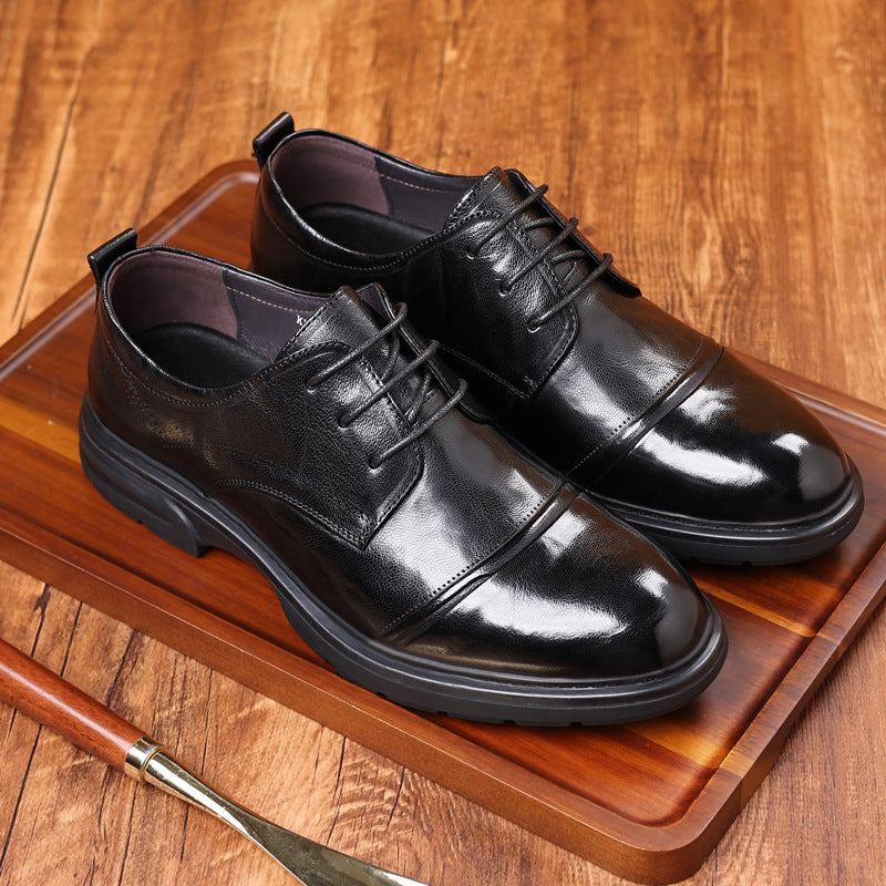 Men's Genuine Fashion Formal Wear Business Wedding Leather Shoes