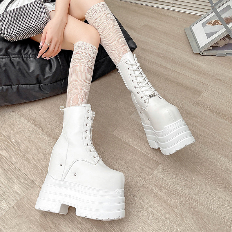 Thick Bottom Small Man Plus Size Boots
