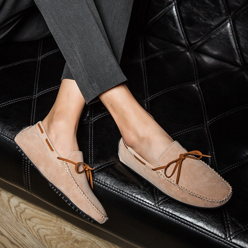 Men's Plus Size Fashion Classic Bow Convenient Loafers