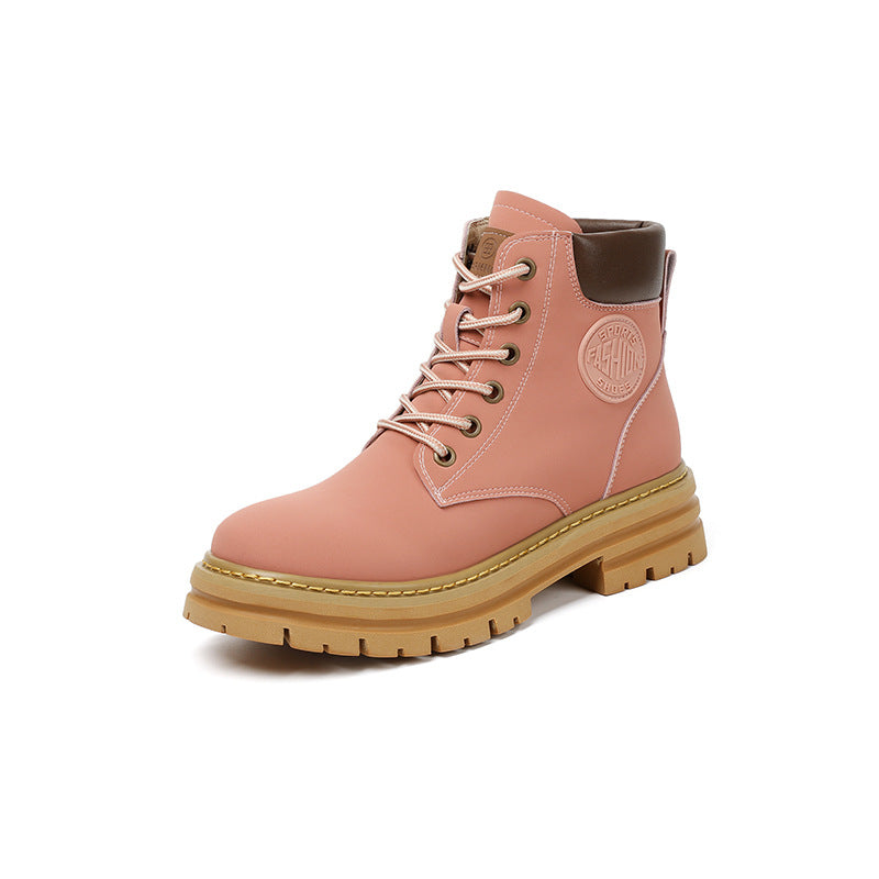 Women's Martin Bumblebee Ankle Thick Bottom Retro Women's Shoes