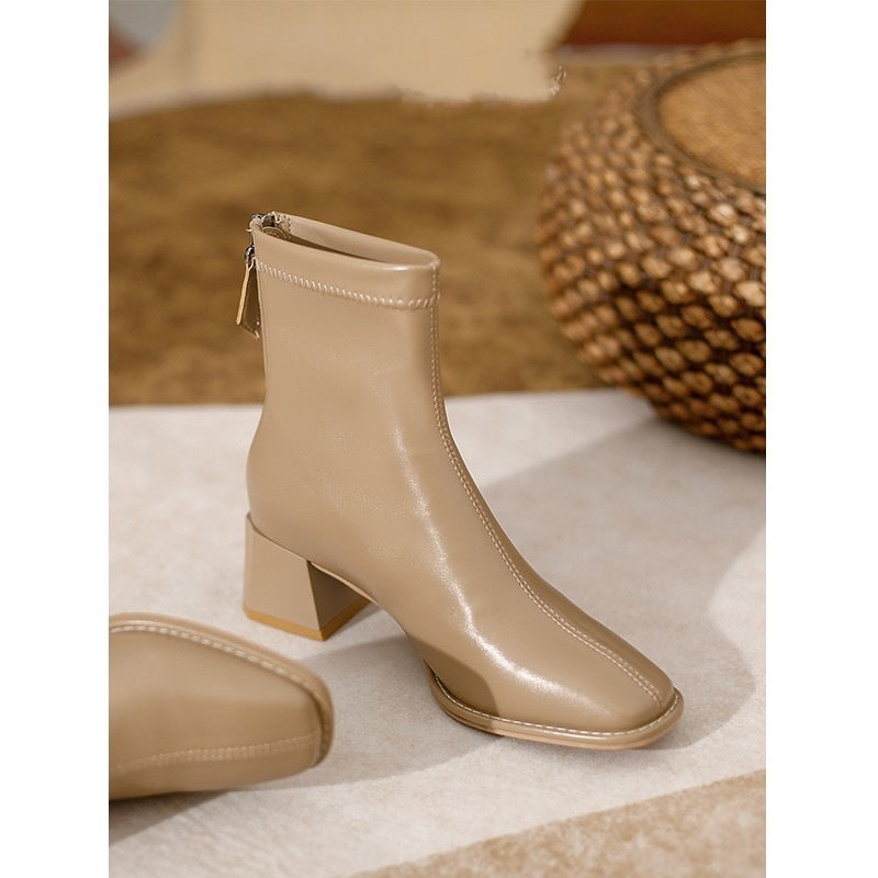 Women's Tube Little Korean Style Stretch Small Boots