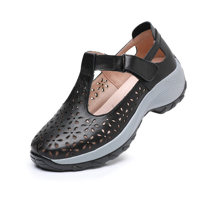 Women's Spring Genuine Ancient Comfortable Flat First Sandals