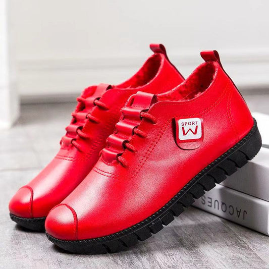 Women's Autumn Old Round Head Soft Bottom Casual Shoes
