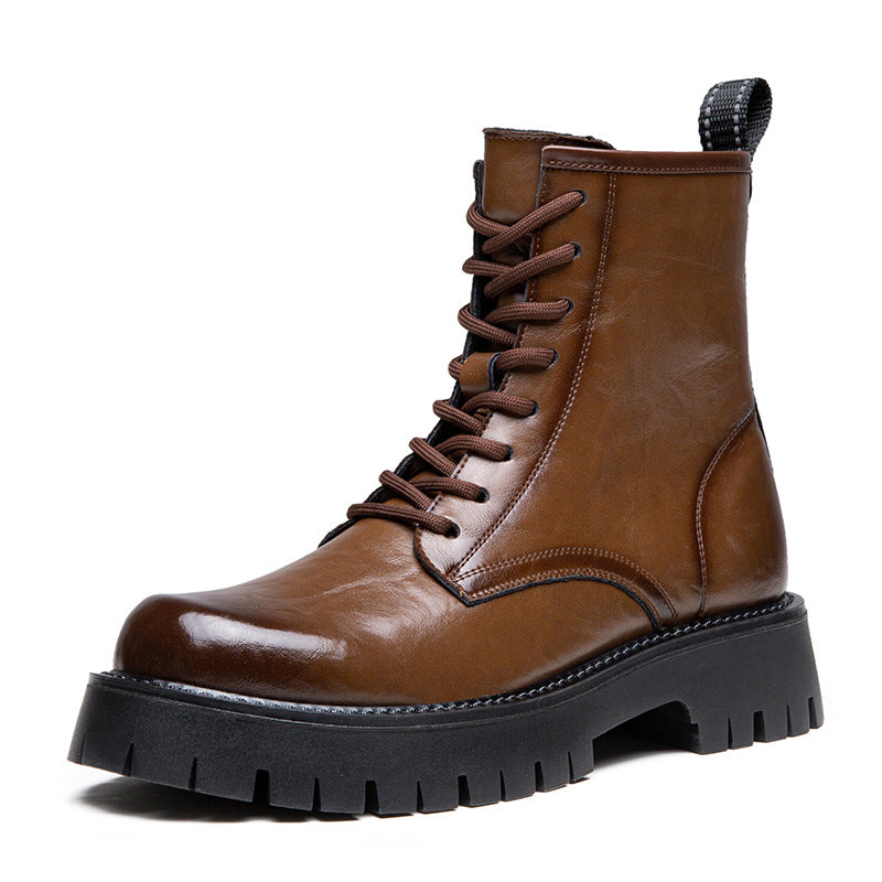 Men's Korean Style Fleece Lined Padded Warm Boots