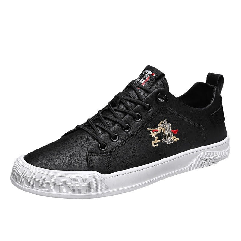 Men's Slip-on White Summer Trendy Breathable Personality Casual Shoes