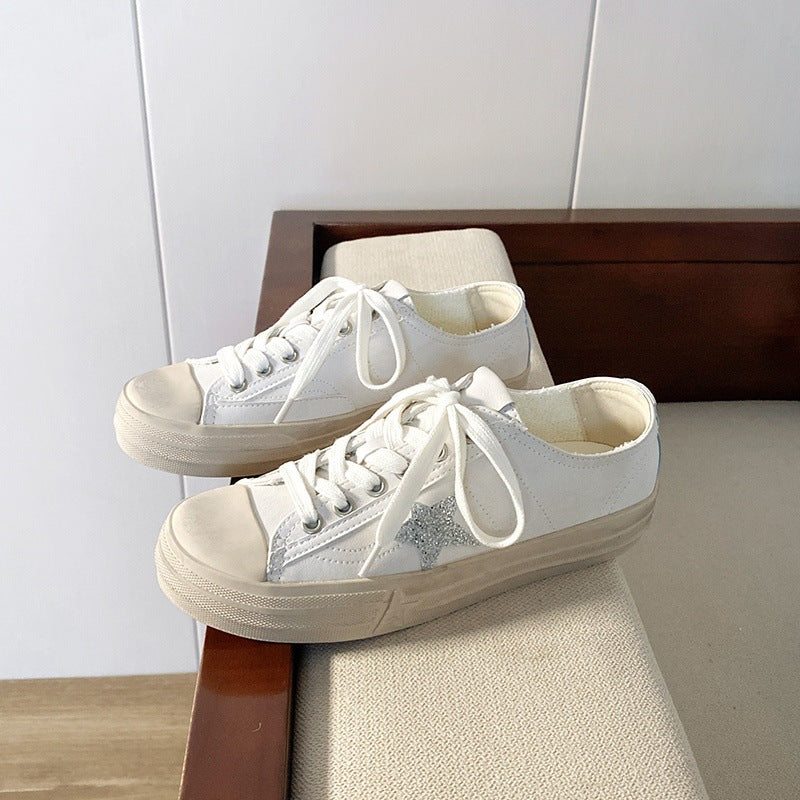 Women's Distressed Little Dirty Leisure Sports Height Increasing Men's Shoes