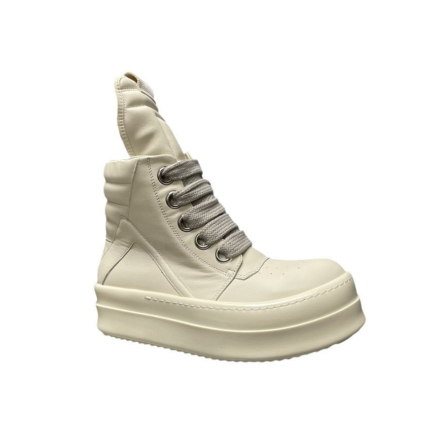 Inverted Triangle Top Layer Cowhide Increased Milk Boots