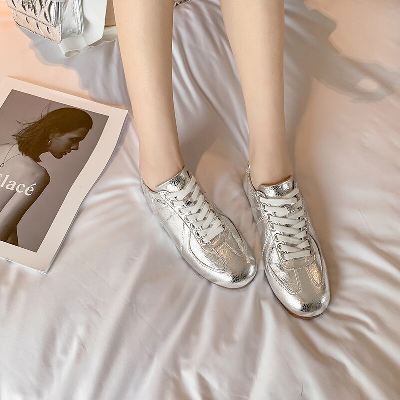 Women's Sier German Training Spring Flat Ballet Sneakers