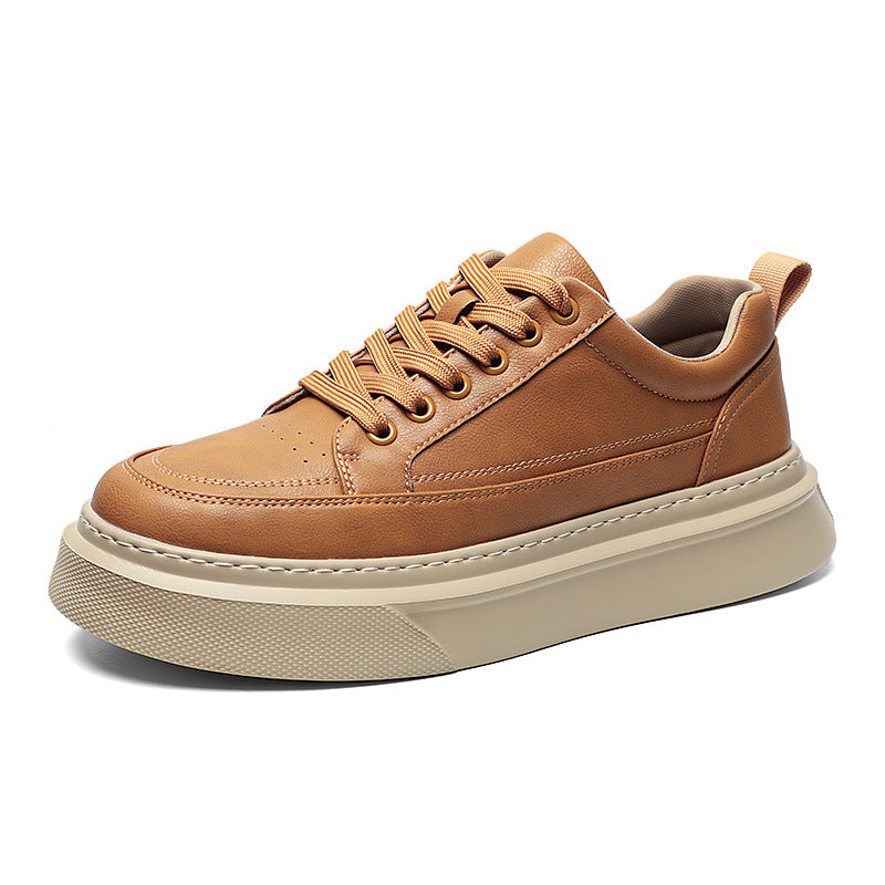 Men's White Autumn Fashion Retro Sports Lightweight Men's Board Shoes