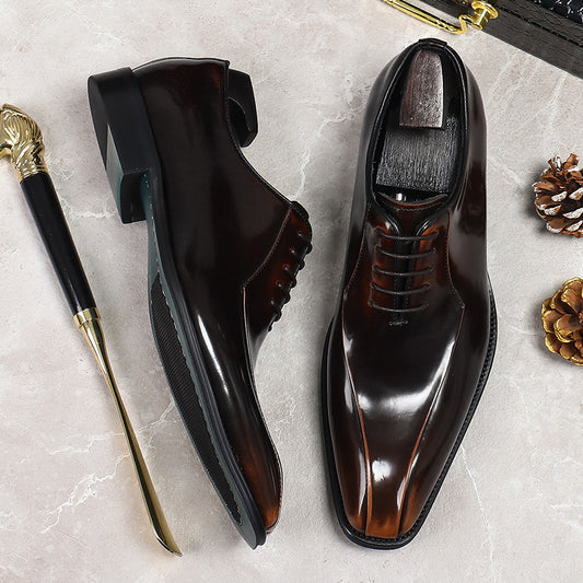 Men's Promotion Genuine Business British Style Oxford Top Leather Shoes