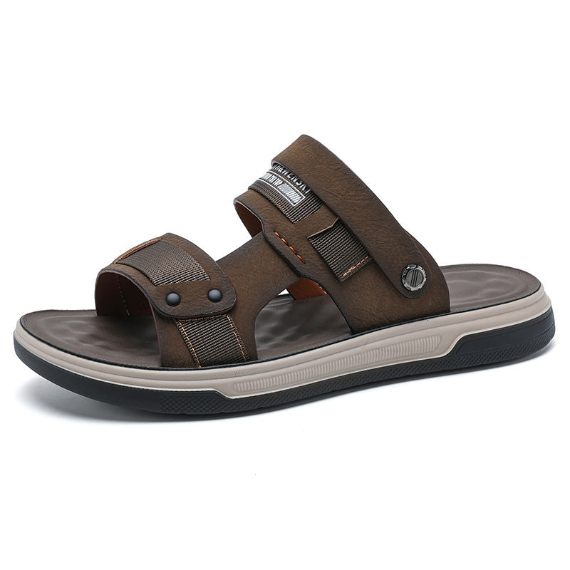 Men's Fashion Korean Green Leisure High Quality Sandals