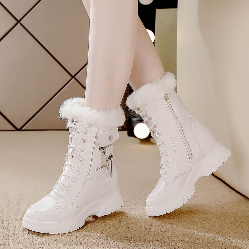 Women's Height Increasing Insole For Side Zip Female Boots