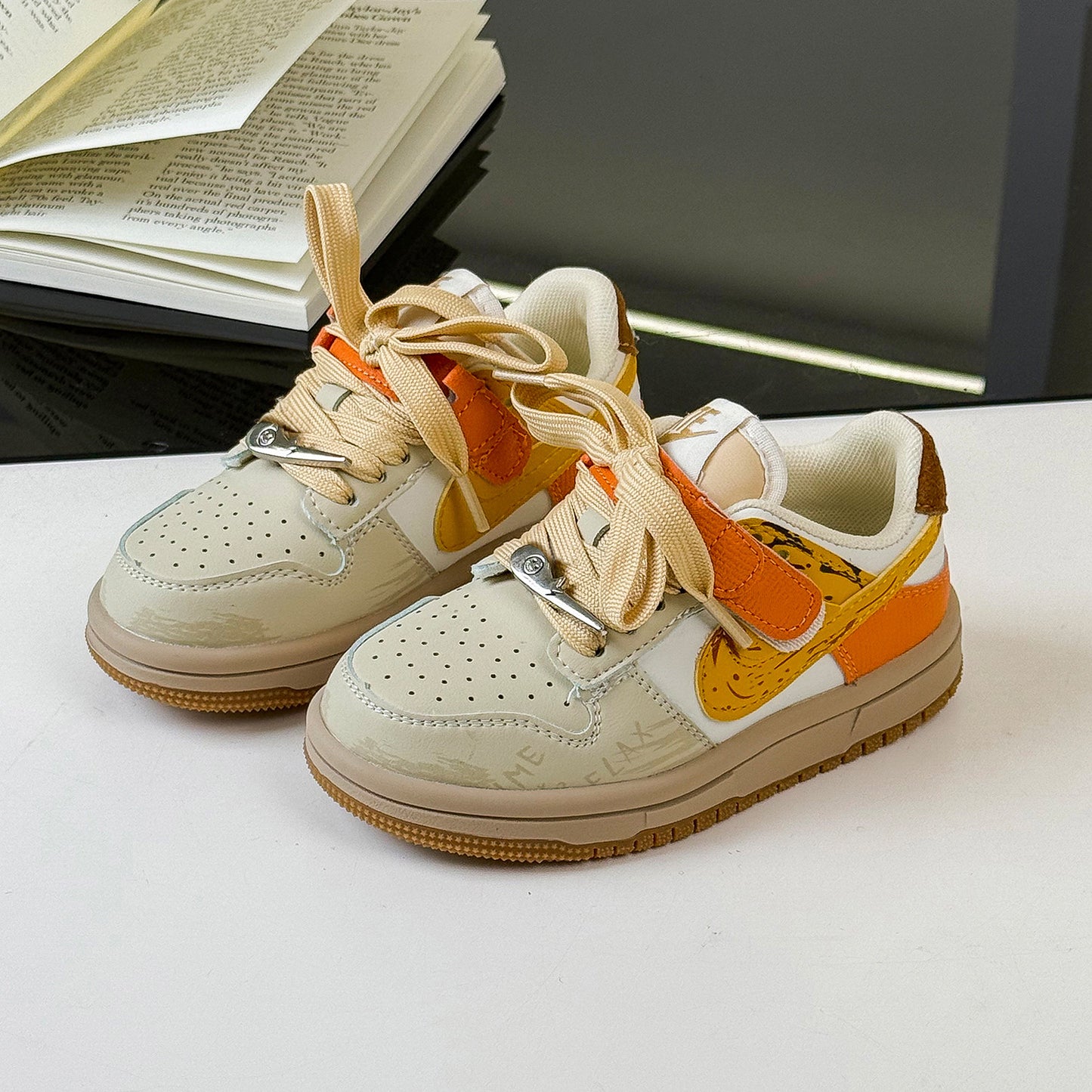 Children's Spring Fashion Trendy Contrast Color Boys Sneakers