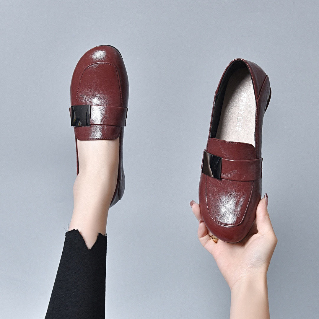 Women's Pumps Soft Spring Bottom Chunky Hand Women's Shoes