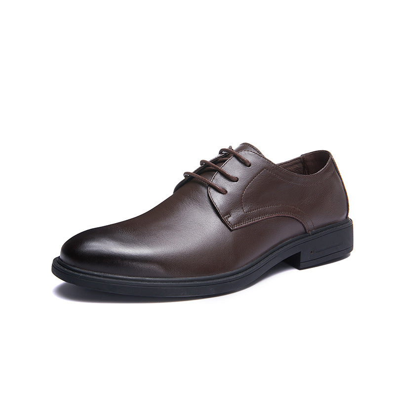 Men's Light Soft Breathable Business Autumn Genuine Leather Shoes