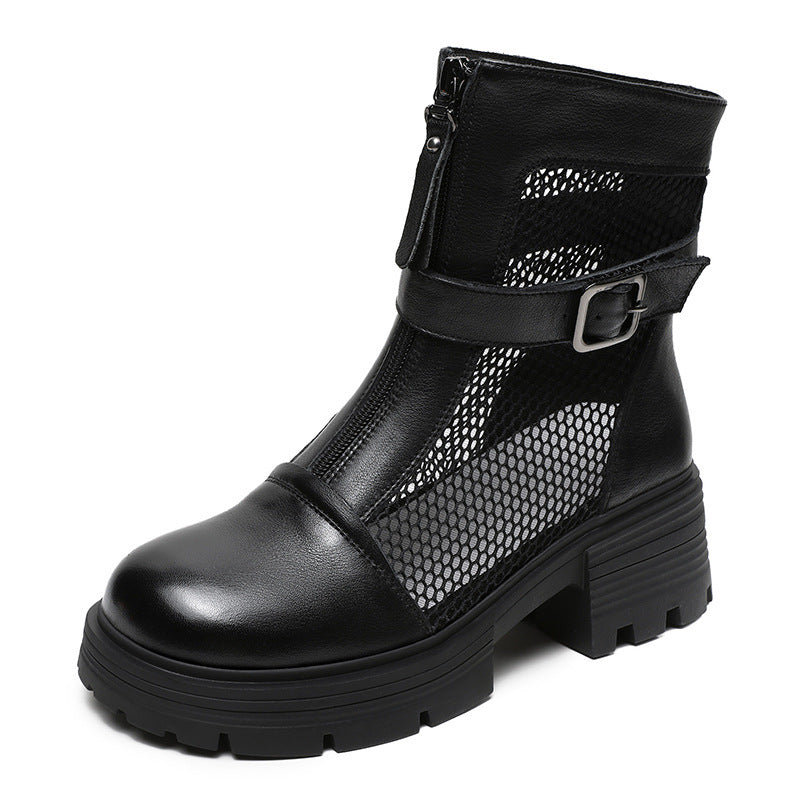 Women's Genuine Mesh Martin Thin Breathable Hidden Sandals