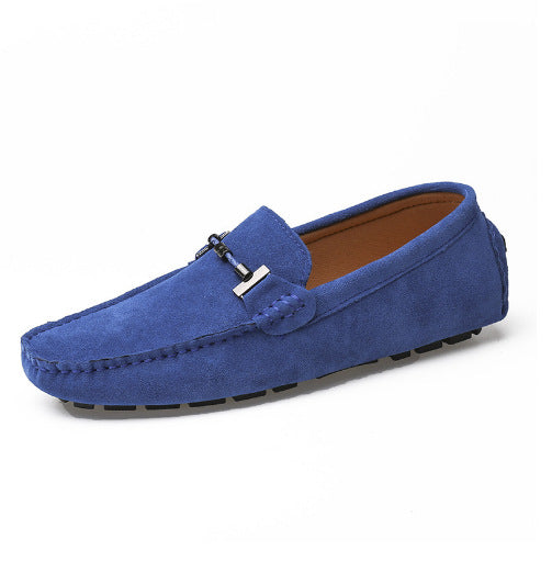 Men's Korean Style Plus Size Doug Lazy Leather Shoes