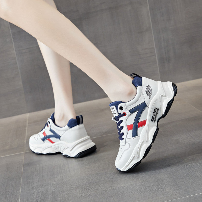 Women's & Men's Pumps Comfortable Portable Thick Sole Increased Casual Shoes