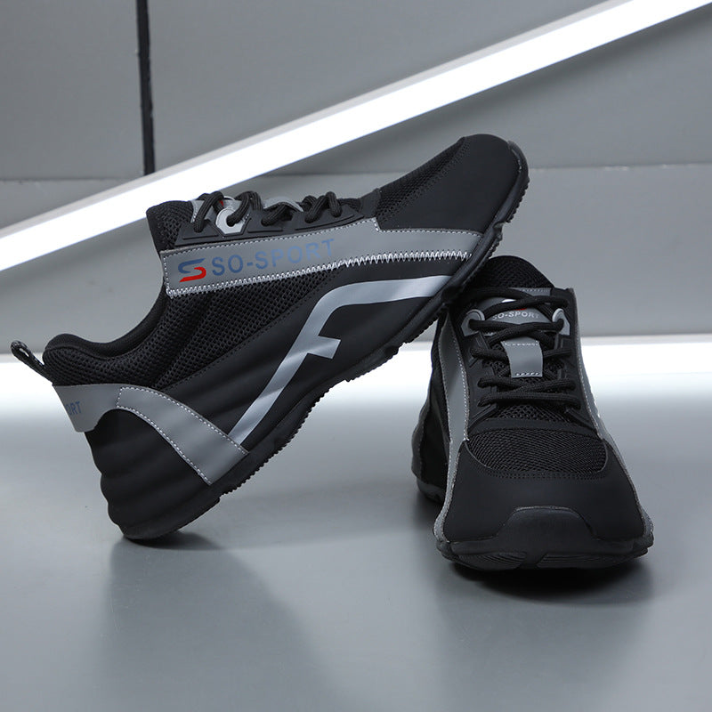 Men's Spring Mesh Elegant Bag Bottom Sports Casual Shoes