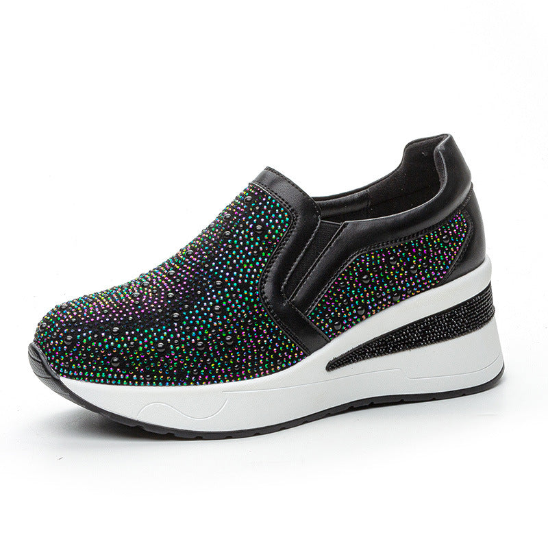 Height Increasing Insole Slimming Pearl Travel Casual Shoes