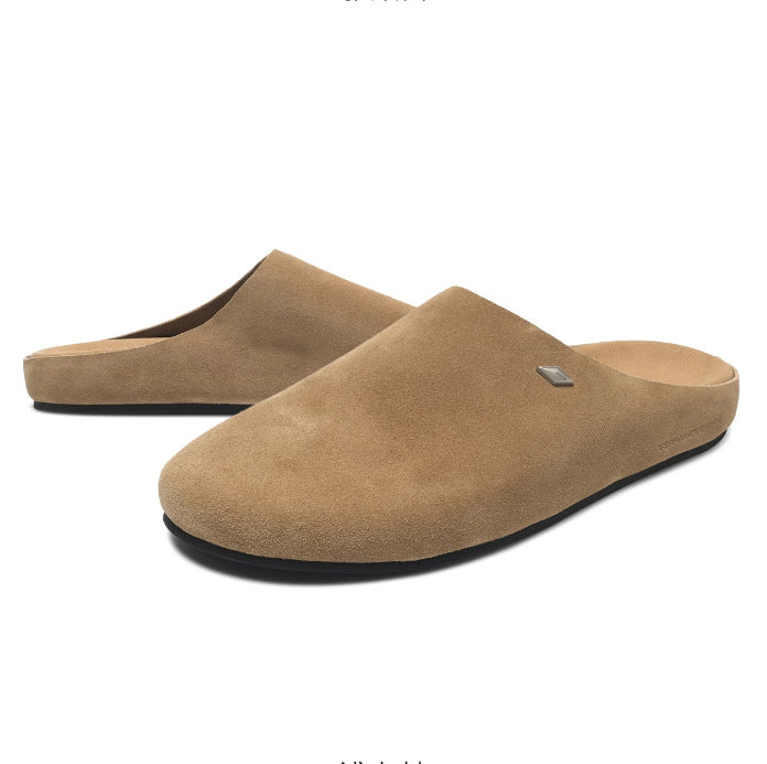 Suede Fragrant Soft Bottom Couple Outdoor Slippers