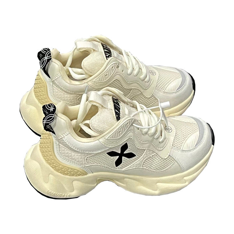 Women's Retro Jogging Dad Zhang Raise The Sneakers