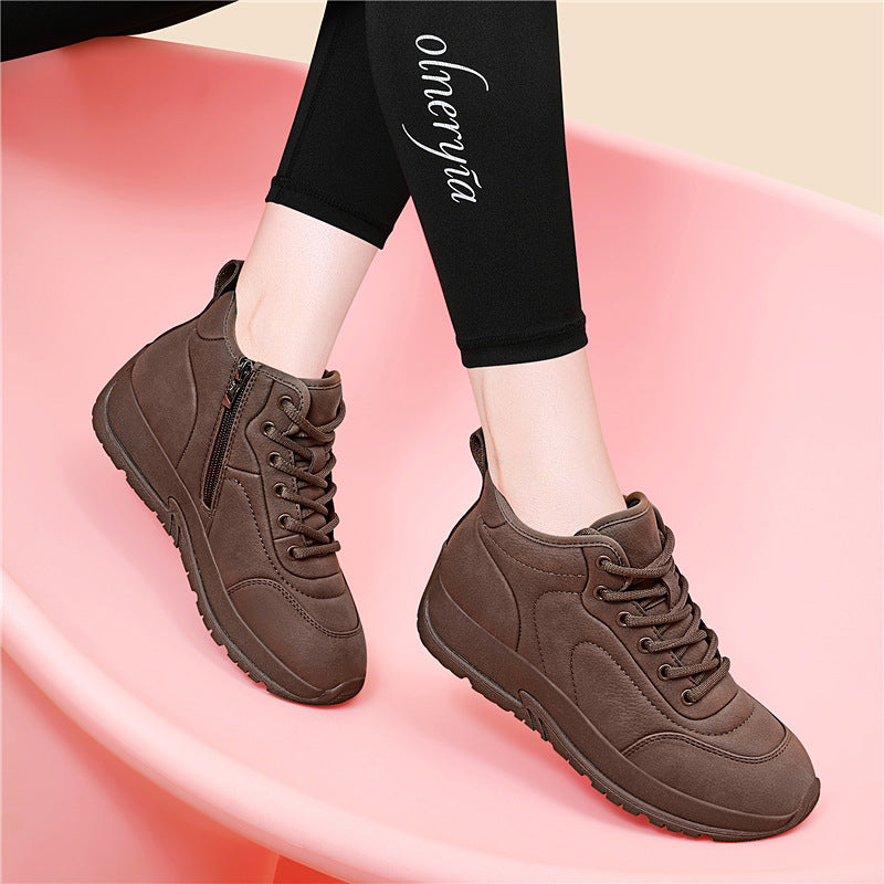 Soft Bottom Bread Portable Plus Veet Women's Casual Shoes