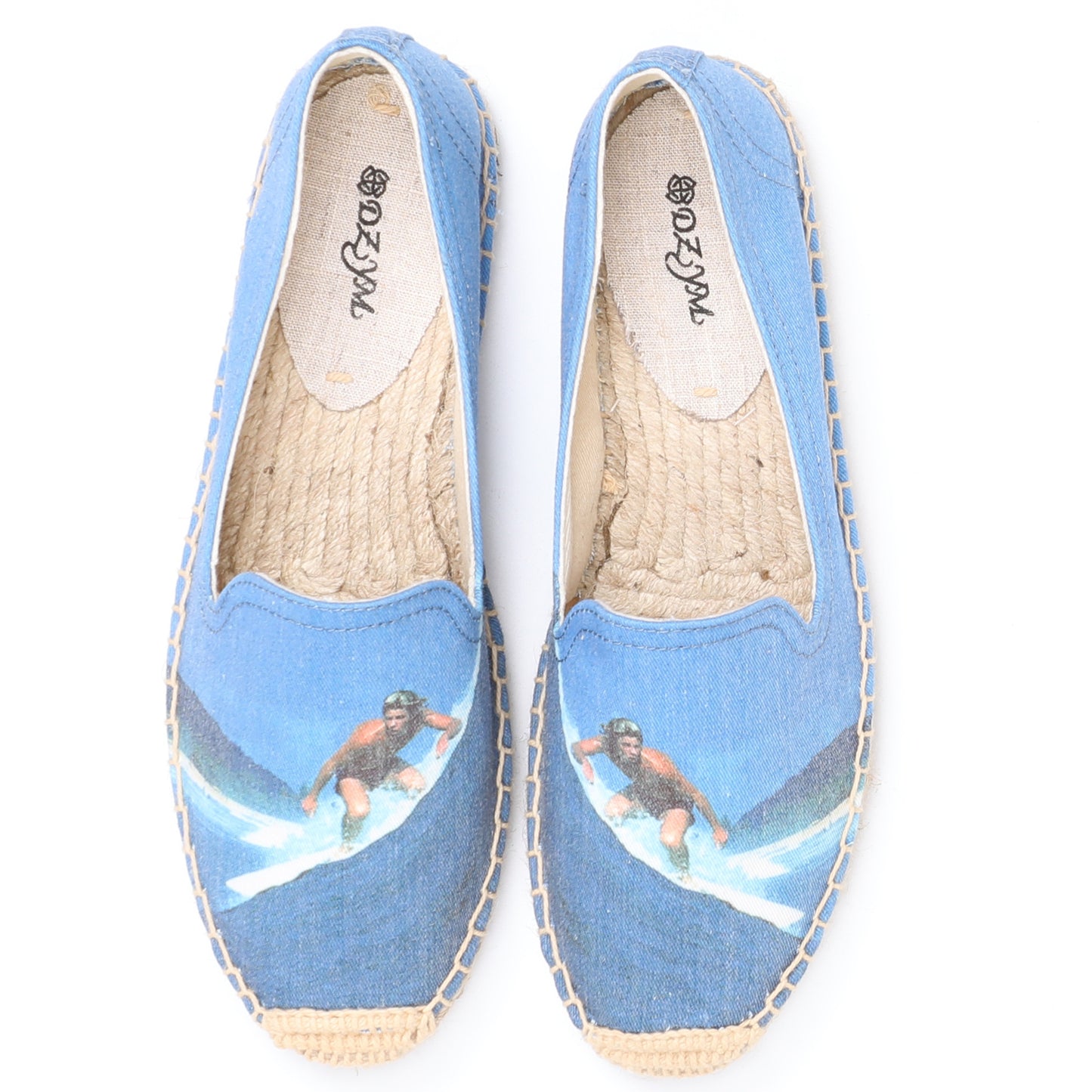 Women's Low Top Pumps Printed Fashion Cotton Canvas Shoes