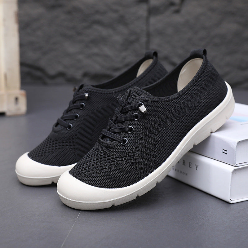 Women's Old Breathable Soft Bottom Lightweight Comfortable Slip-on Casual Shoes