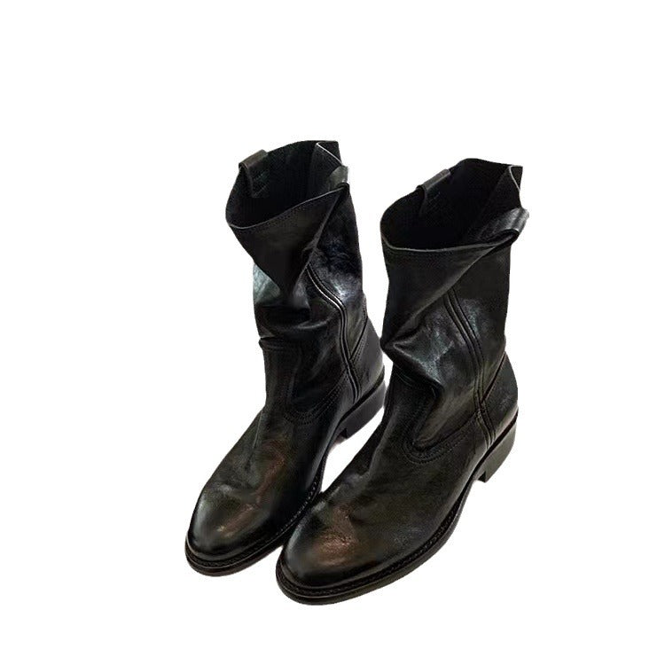 Women's Highway Horse V Cut Chunky Short Boots