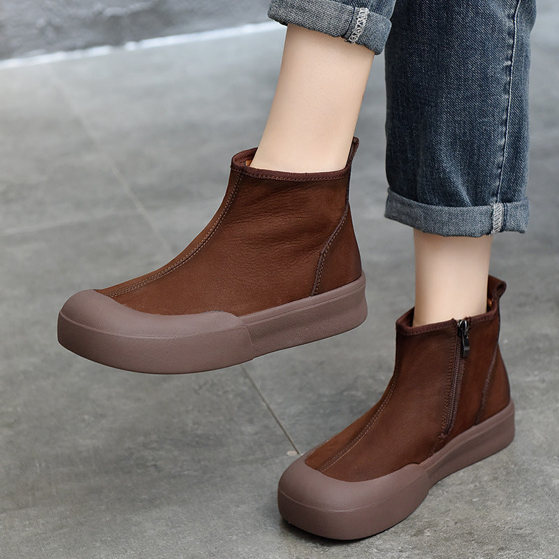 Women's Booties Soft High Quality Vintage Chelsea Boots