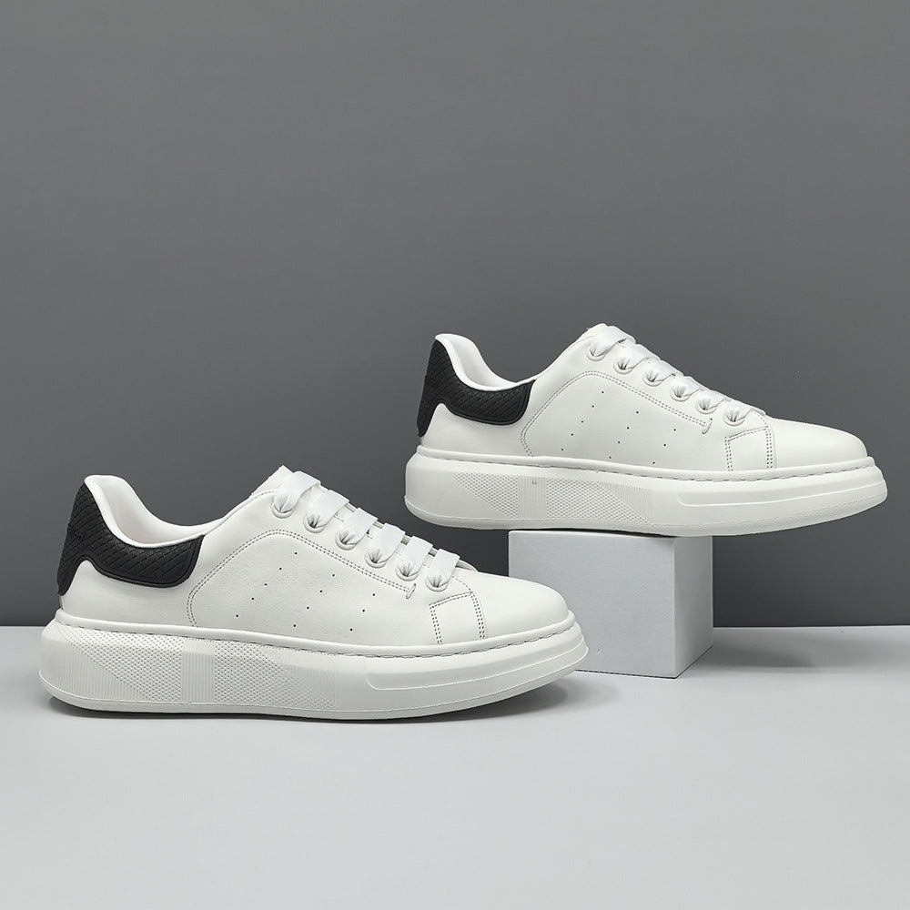 Men's First Layer Board Fashionable White Versatile Sneakers