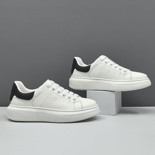 Men's First Layer Board Fashionable White Versatile Sneakers