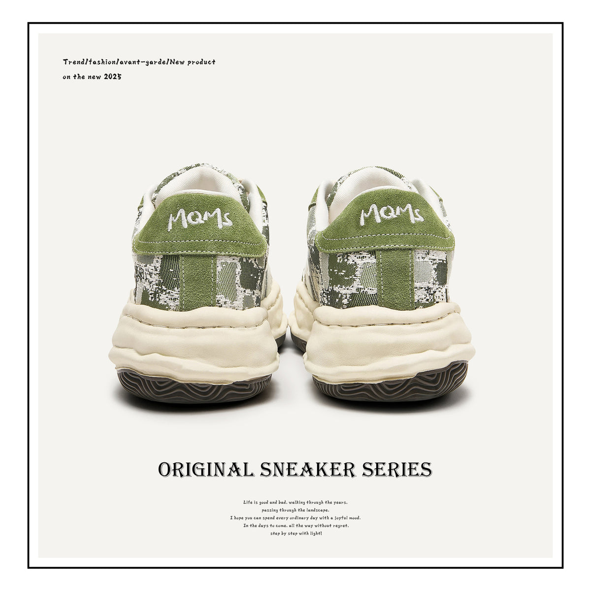 Men's & Women's Of Clover Series Platform Elevator Trendy Couples Men's Board Shoes