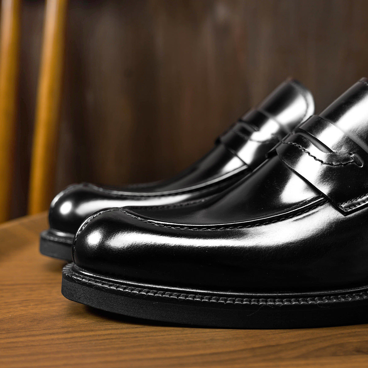 Men's Korean Business Elegant Big Toe Loafers