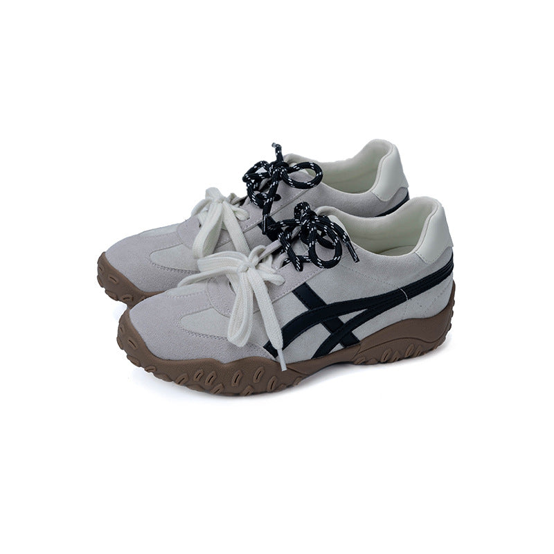 Women's Uncle's Thick-soled Height Increasing German Training Color Women's Casual Shoes