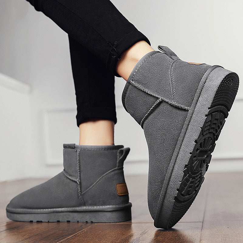 Men's Winter Oversized Wool Extra Thick Northeast Cotton Padded Snow Boots