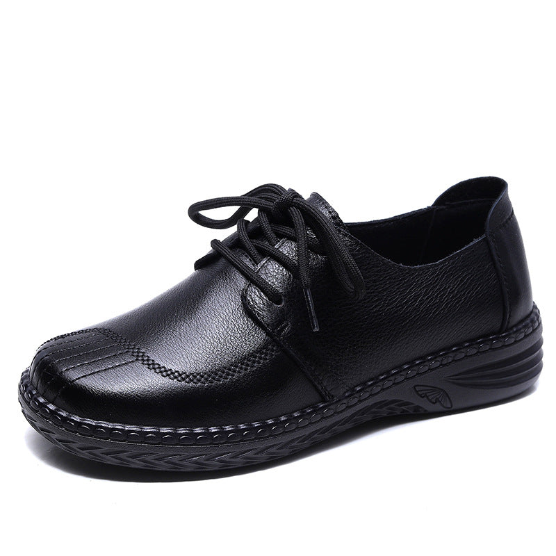 Women's Cowhide Soft Genuine Bottom Comfortable Pumps Casual Shoes