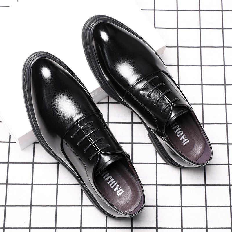 Men's Hollow Business Formal British Style Comfortable Leather Shoes